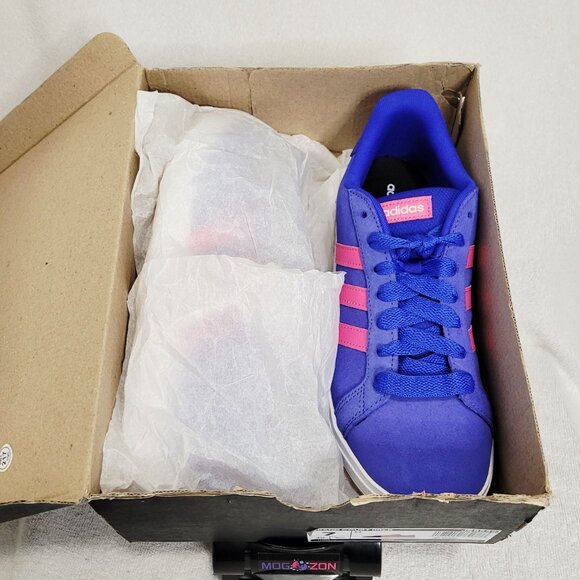 NWB- ADIDAS "Grand Court 00s" Shoes- Lucid Blue/Pulse Magenta- Big Kids- Size:7 - Picture 4 of 11